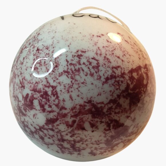 Peace Angel Christmas Ornament Hand Painted Ceramic - Picture 7 of 7